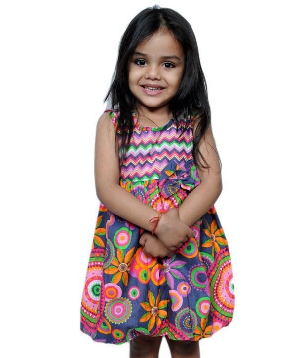 balloon long frock