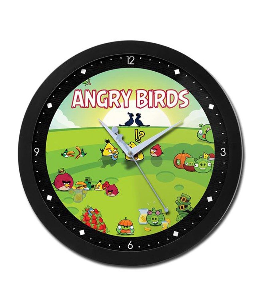Buy Angry Birds Picnic Wall Clock WG00000040 Online at Best Price in