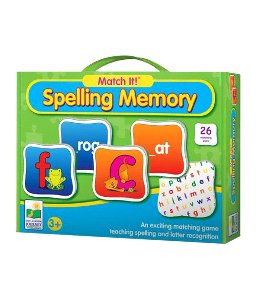 Learning Journey Match It Memory - Spelling Educational Game - Buy ...