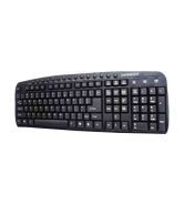 Amkette fsa338p Black USB Wired Desktop Keyboard Keyboard
