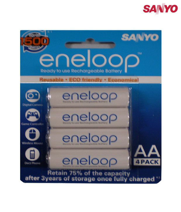 Sanyo Eneloop 4HR-3UTG-SECP-BP  Rechargeable Battery