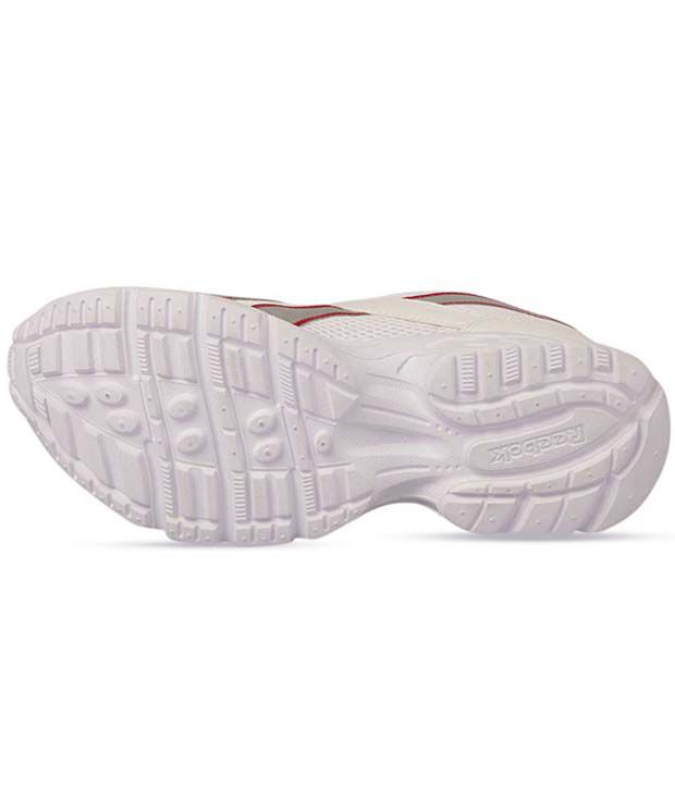 reebok proactive white & red running shoes
