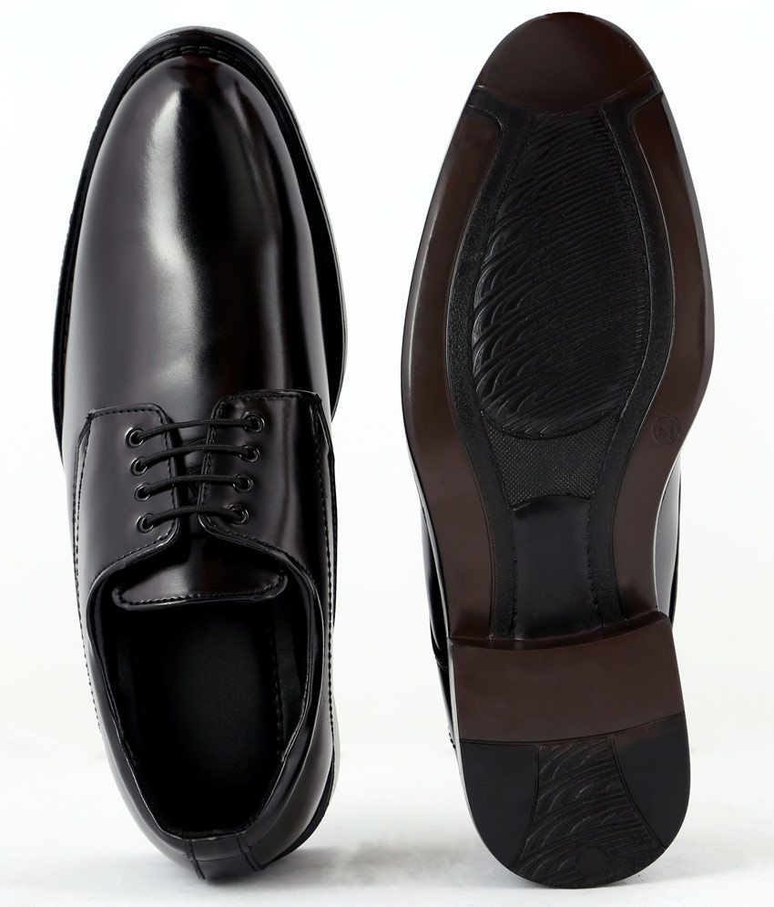 Tycoon Shoes Black Formal Shoes Price in India- Buy Tycoon Shoes Black ...