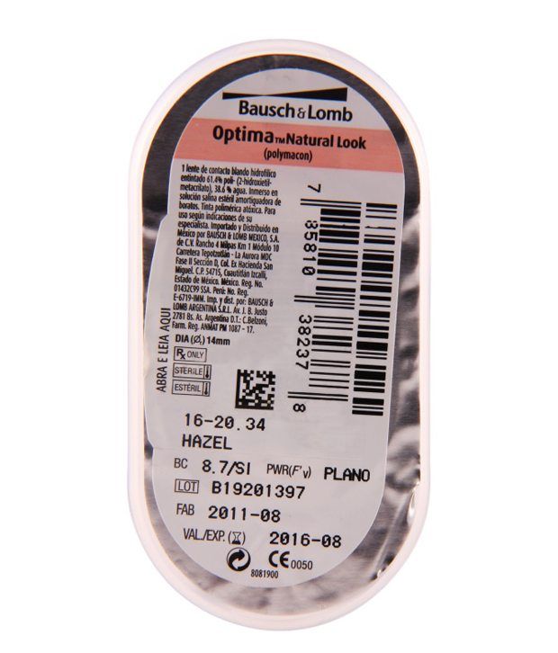 Bausch & Lomb Contact Lens (3 monthly) + Complete Kit Buy Bausch