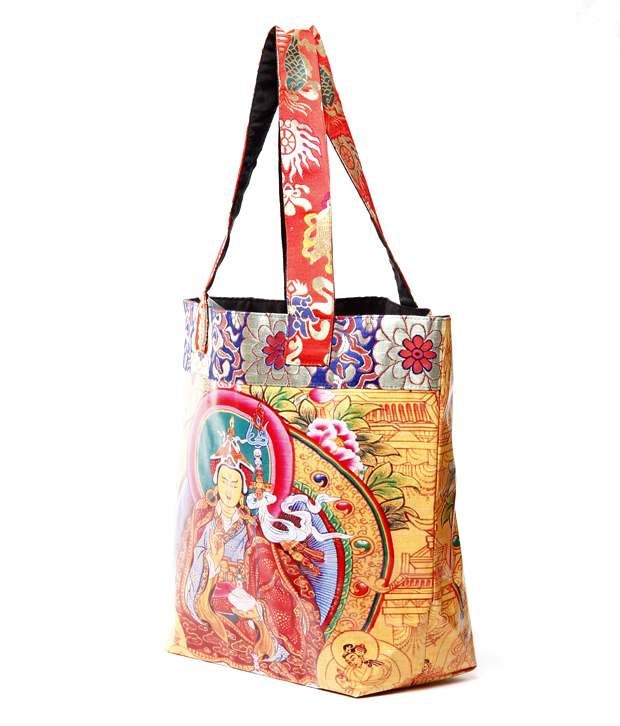 The House of Tara Vibrant Multicolor Printed Tote Bag - Buy The House ...