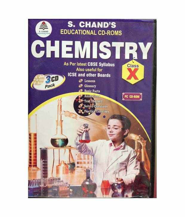 S. Chand CHEMISTRY for Class 10 Pack Of 3 CDs (Latest CBSE Syllabus