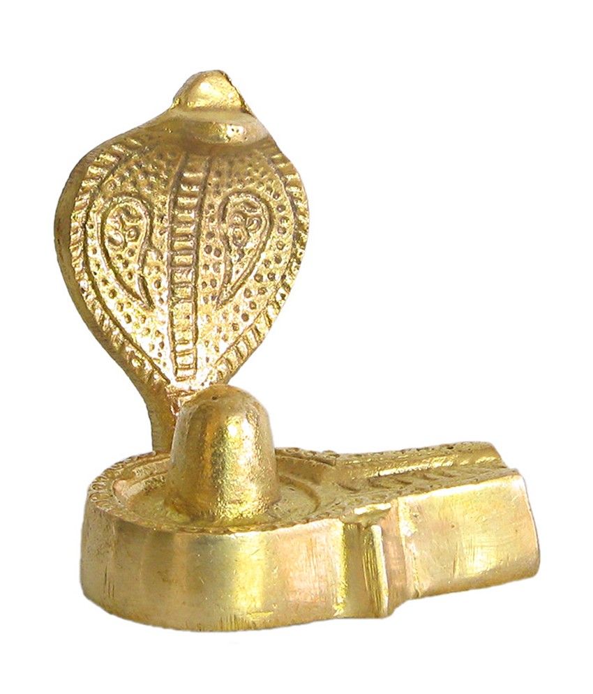 Shiva & Smriti Shivling with Snake Idol: Buy Shiva & Smriti Shivling