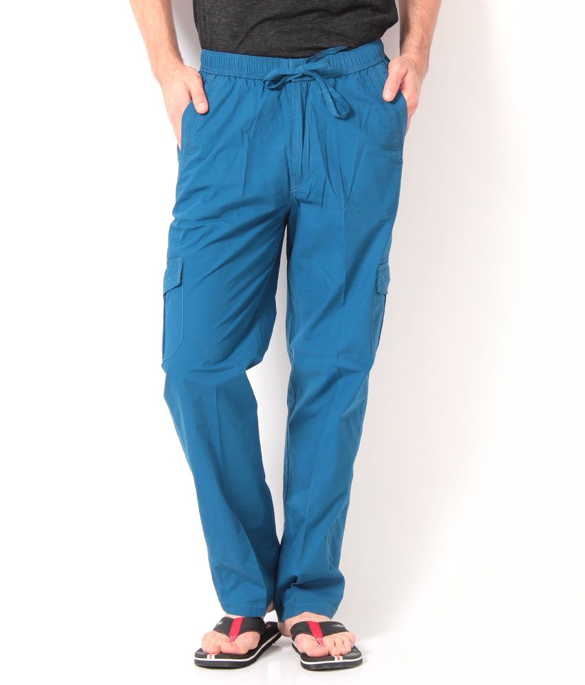 dark blue track pants