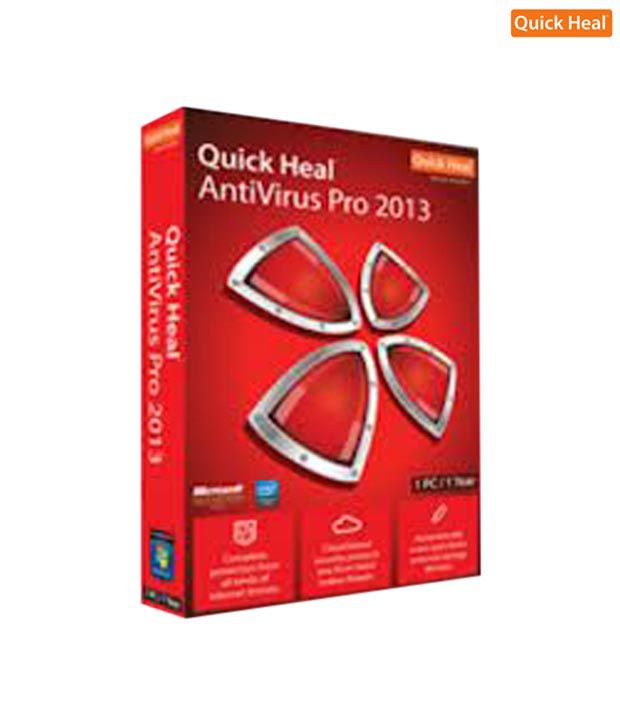 Quick Heal Antivirus 2013 ( 10 PC / 1 Year ) DVD