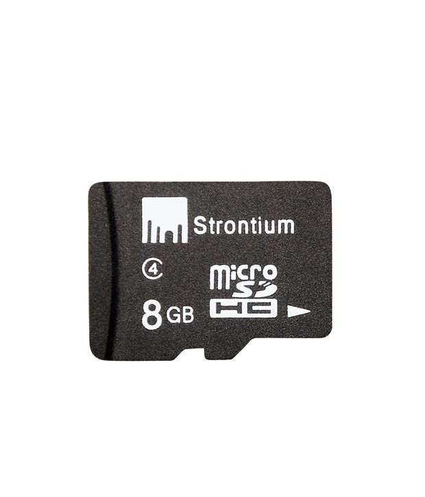 Strontium 8GB MicroSD Memory Card Class 4