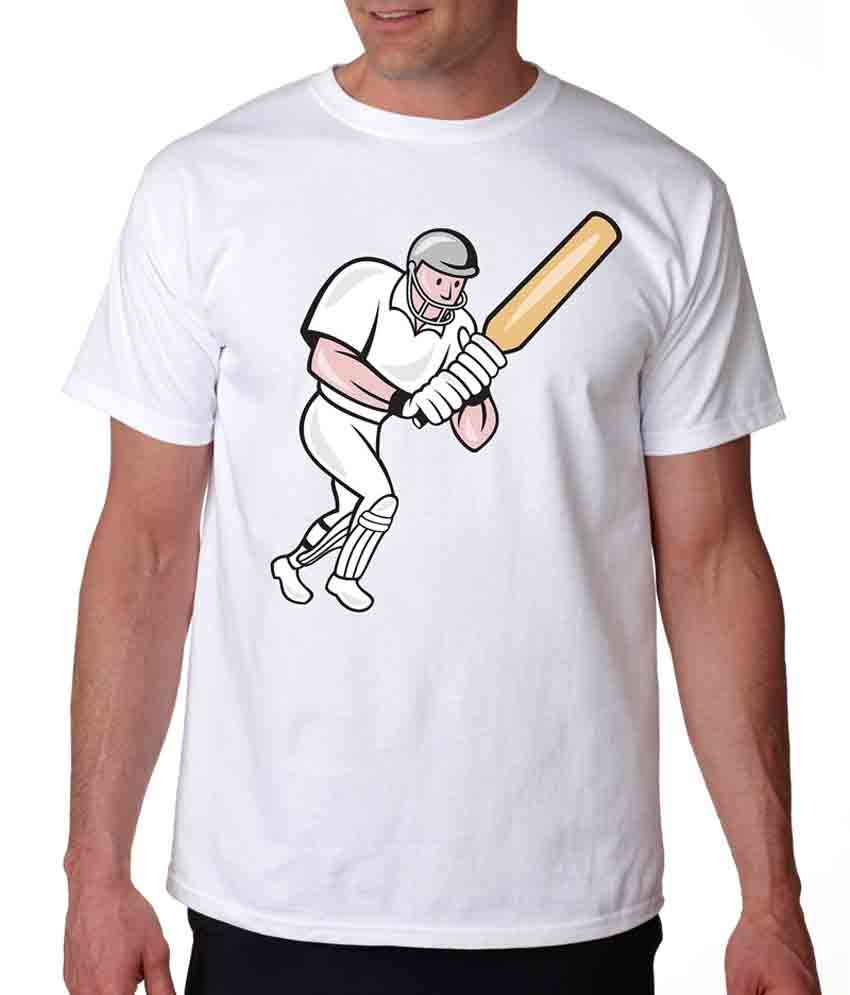 Buy White Bat T-Shirt Dry Fit Online at Best Prices in India - Snapdeal