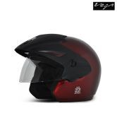 Vega Helmet - Cruiser With Peak (Burgundy)