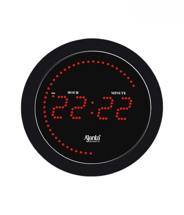 Ajanta Round Digital Clock Buy Ajanta Round Digital Clock At Best Price In India On Snapdeal