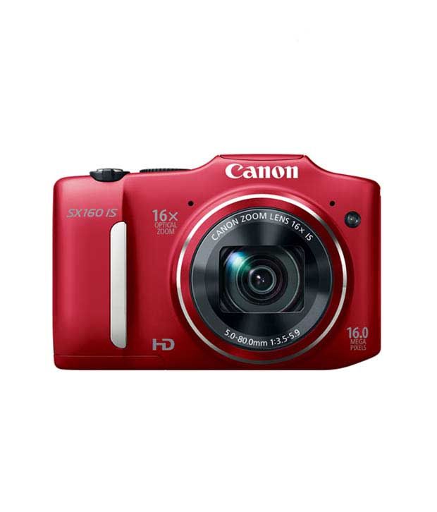 Canon Powershot SX160IS 16MP Digital Camera (Red) - Buy @ Snapdeal.com