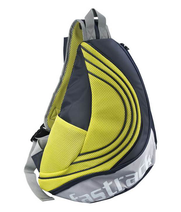 Fastrack Yellow & Grey Backpack - A0101NBL02AE - Buy Fastrack Yellow & Grey Backpack ...