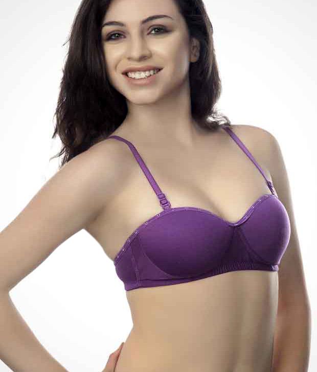 Buy Tweens Demi-Cup Mauve Padded Bra on Snapdeal