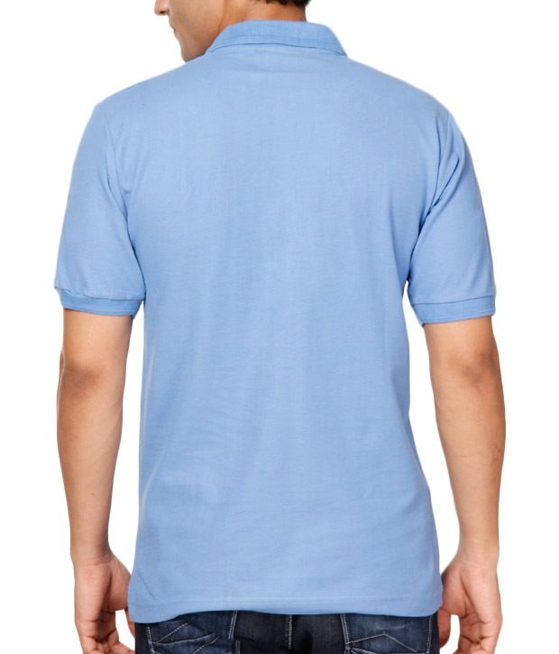 Tsx Pack Of Sky Blue Orange Polo T Shirts With Free