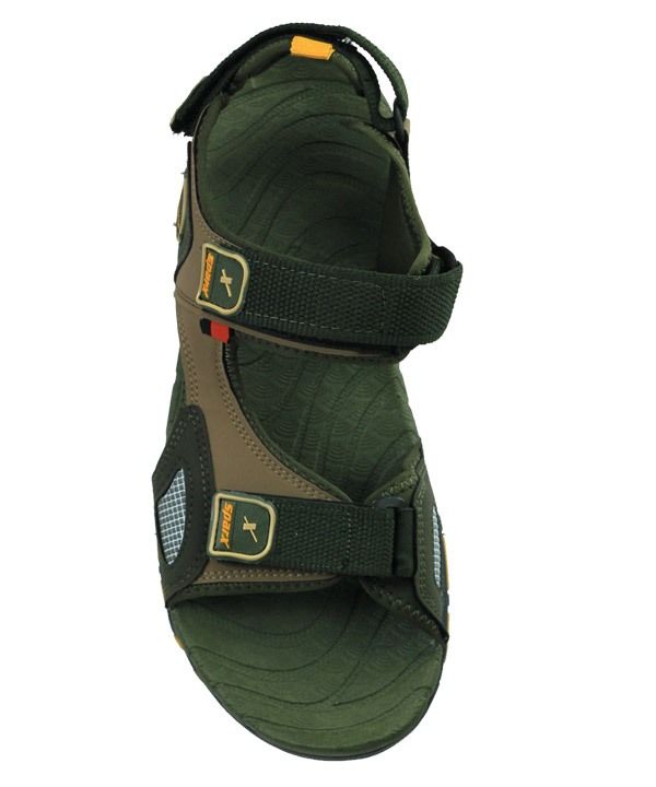 sparx sandals green colour