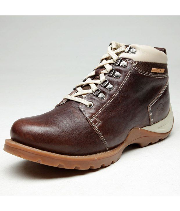 Woodland Brown Men Pure Leather - Boots 