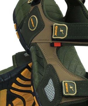 sparx sandals green colour