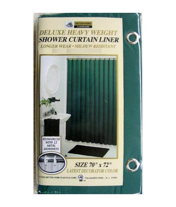 New Vinyl Shower Curtain Liner With Hunter Green Buy New Vinyl Shower Curtain Liner