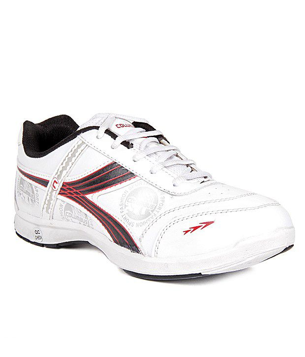 Buy Columbus Trendy White Sports Shoes for Men | Snapdeal.com
