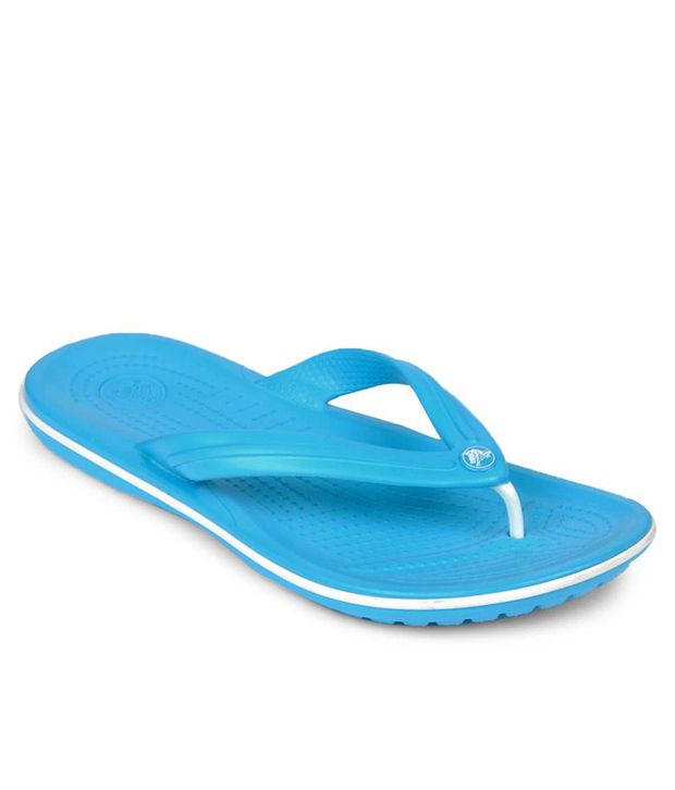 Crocs Sky Blue Flip Flops Price in India- Buy Crocs Sky Blue Flip Flops ...