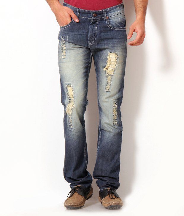 John Players Blue Rugged Jeans - Buy John Players Blue Rugged Jeans ...