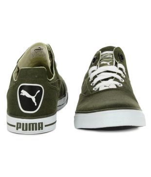puma olive green sneakers