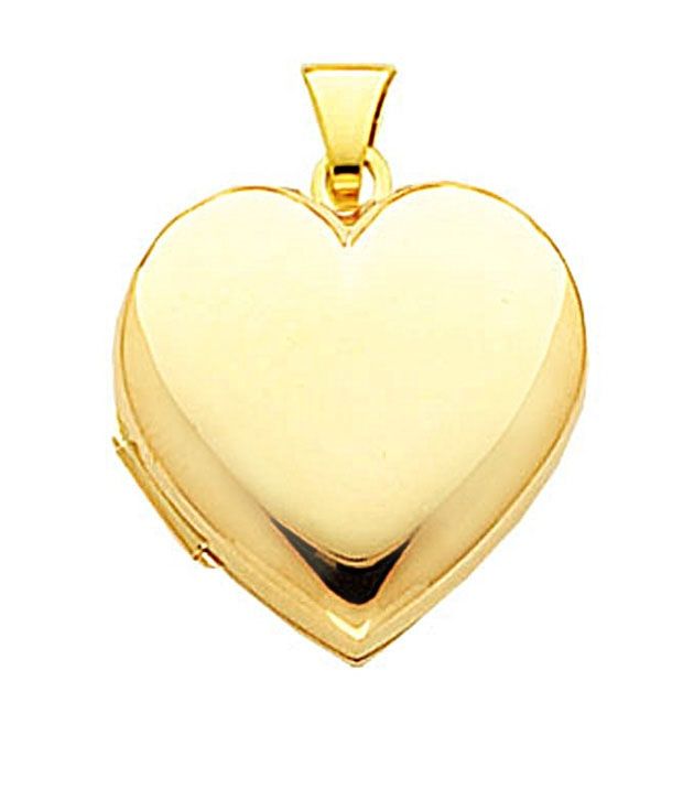 Avsar Gold Heart shape Pendant: Buy Avsar Gold Heart shape Pendant ...