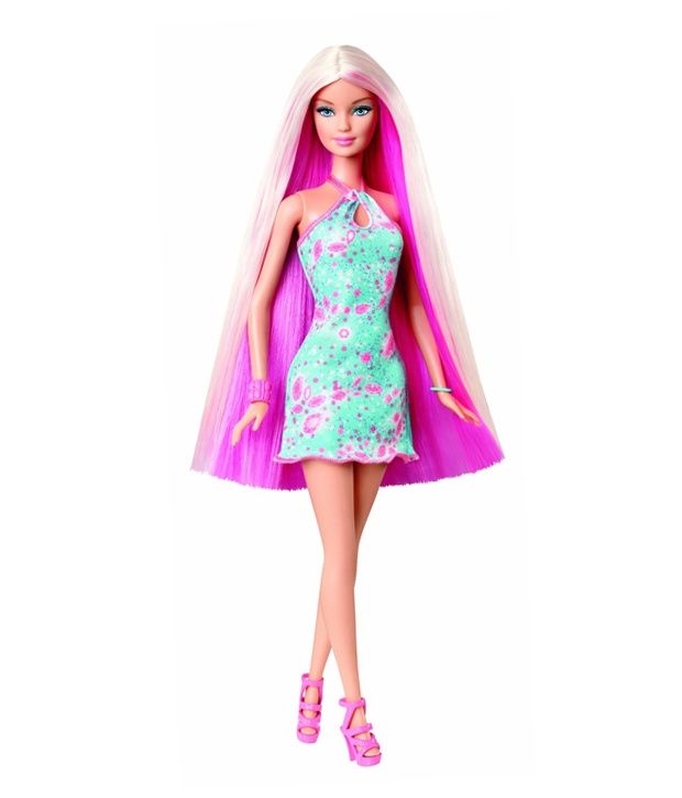 Mattel Hairtastic - Pink Hair Barbie Doll - Buy Mattel Hairtastic