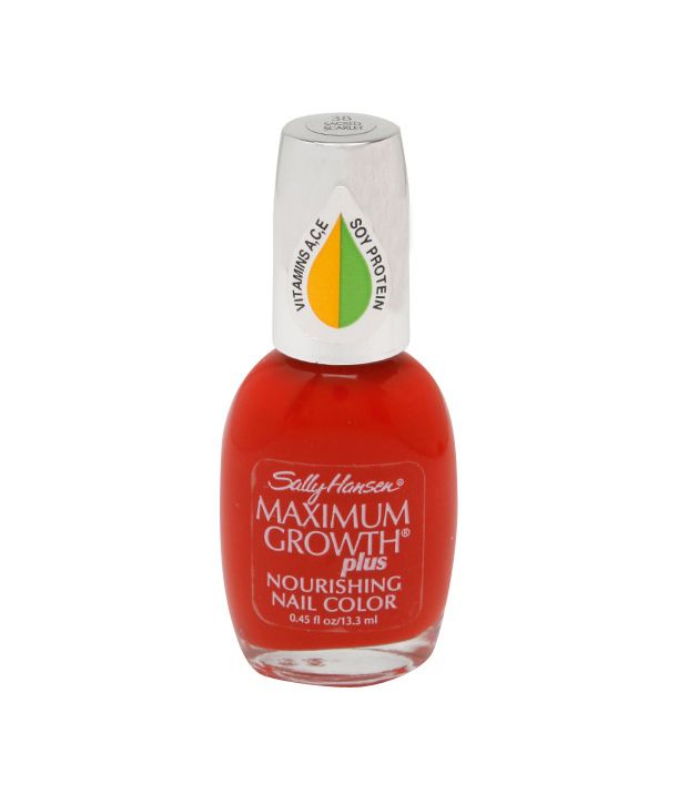 Sally Hansen Maximum Growth Plus Nail Color - Sacred Scarlet : Buy Sally  Hansen Maximum Growth Plus Nail Color - Sacred Scarlet  at Best  Prices in India - Snapdeal
