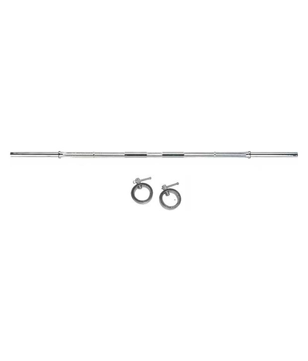 Body Maxx Weight Lifting Straight rod 5 Feet Length With 2 Locks Buy
