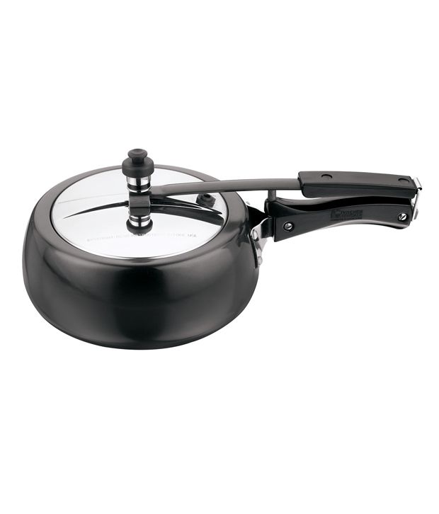 Kitchen Essentials Hard Anodised Pressure Cooker 3.5 Litre (Inner Lid