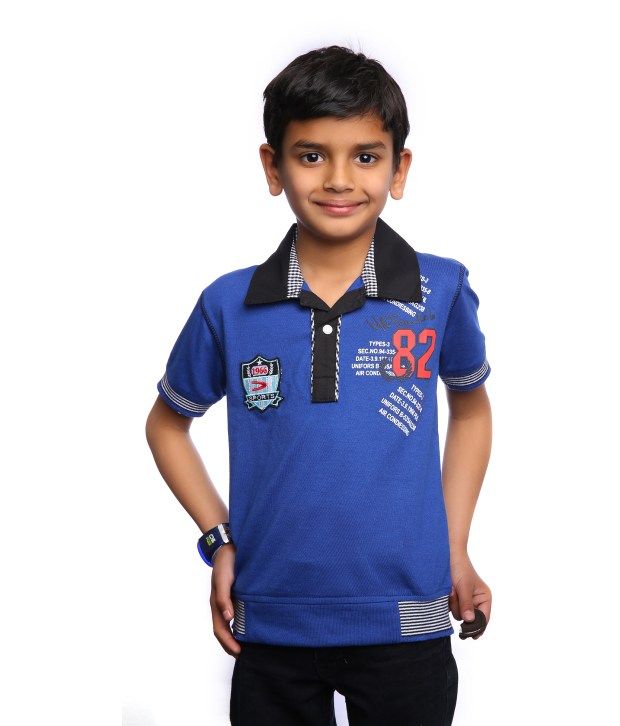 Duke Half Sleeves Indigo Color Polo 