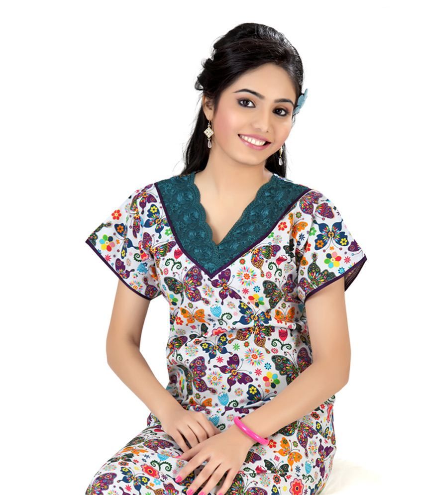 kaftan butterfly nighty
