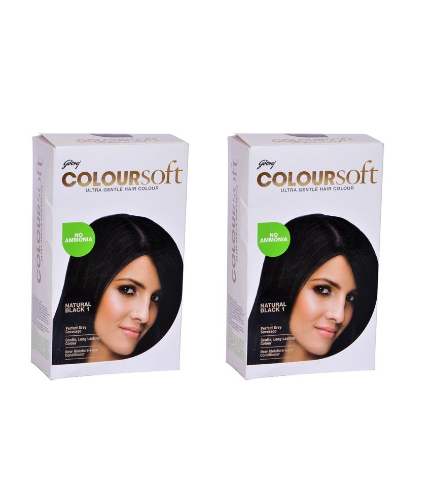 Godrej Colour Soft Hair Color (Natural Black) Pack of 2 X 40ml Buy