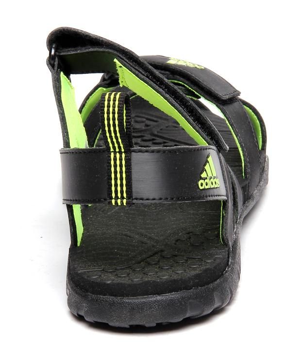 adidas gladi black floaters