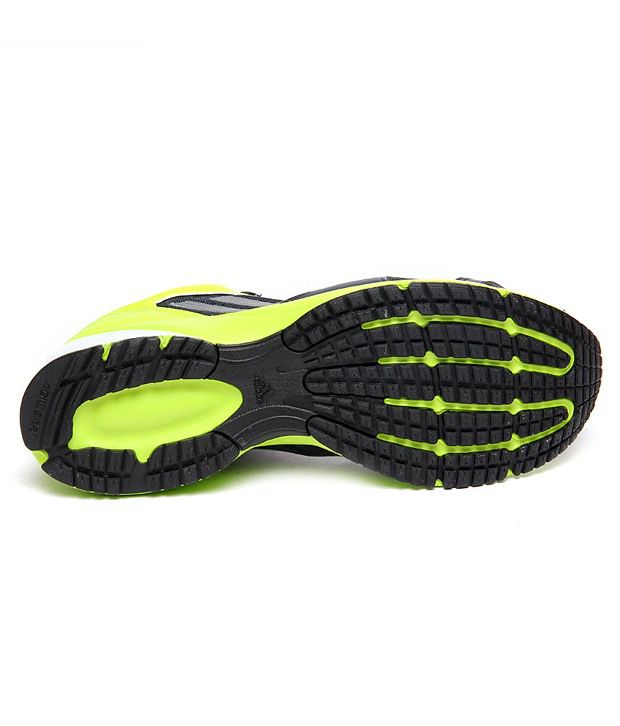 Adidas Fab Black And Neon Green Sports Shoes - Buy Adidas Fab Black And ...