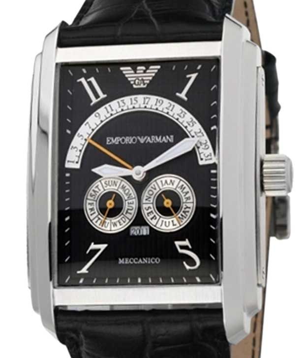 Armani Absolute Black Watch - Buy Armani Absolute Black Watch Online at ...