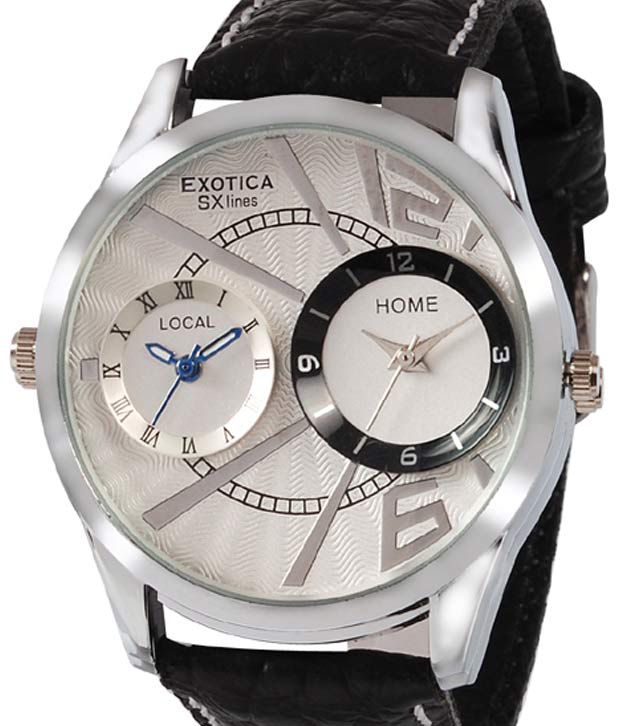Exotica Smart White Dual Time Watch