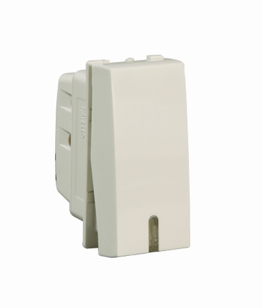 Buy Havells Oro 16a 1 Way Switch With Ind Set Of 2