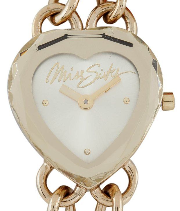 Miss Sixty Gold Women Analog - Wrist Watches Price in India: Buy Miss ...