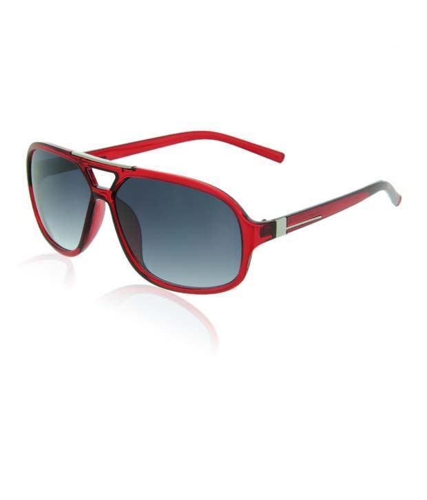 red frame sunglasses