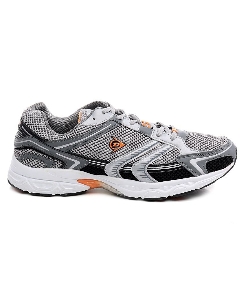 Dunlop Grey And Orange Jogging Shoe Buy Dunlop Grey And