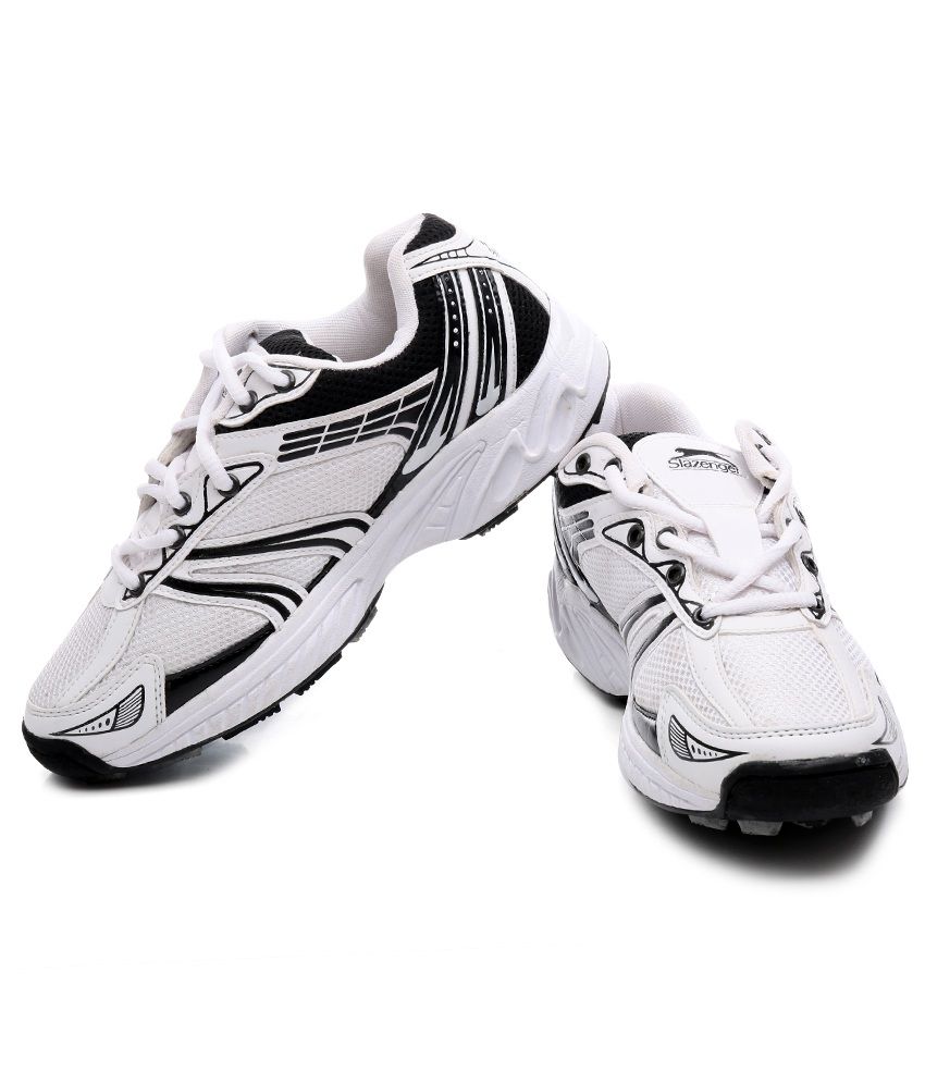 slazenger white mens trainers