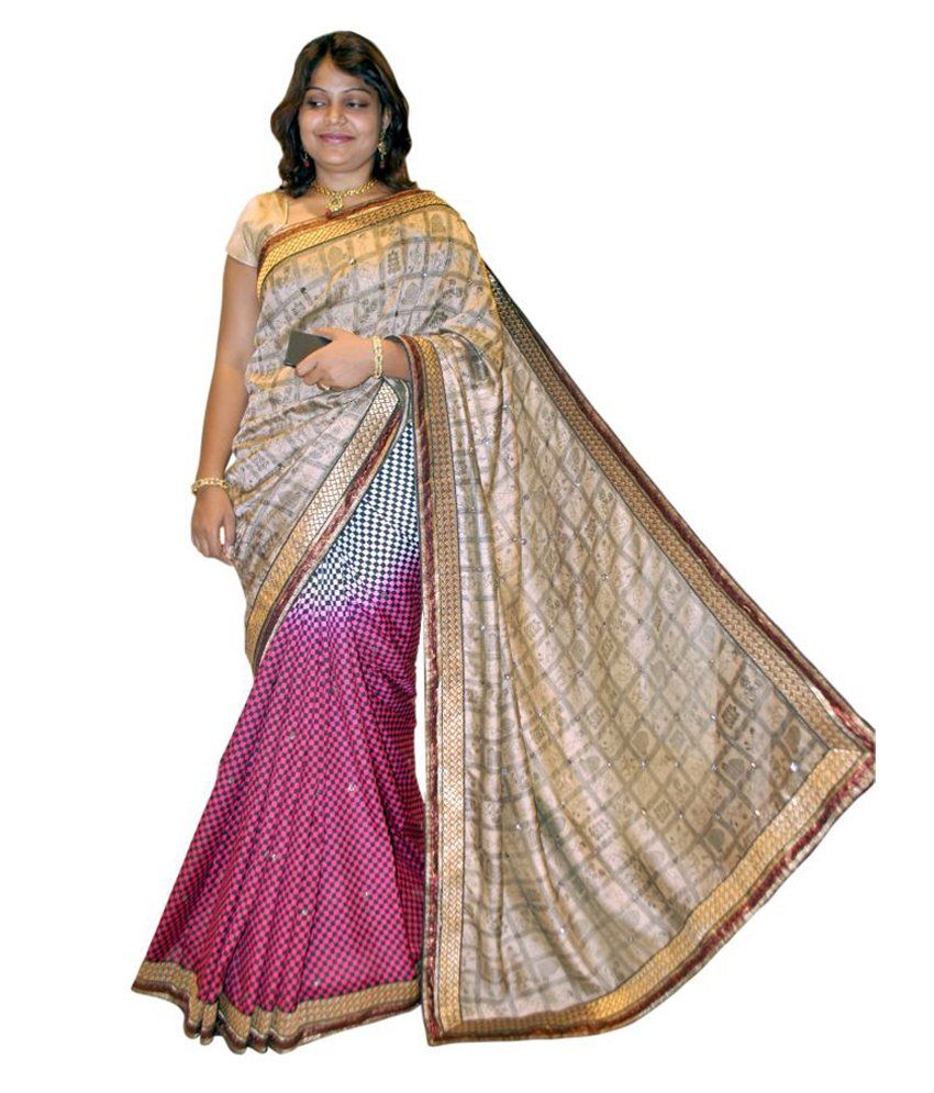 Vandana Fashions Multicolor Cotton Saree - Buy Vandana Fashions Multicolor Cotton Saree Online 