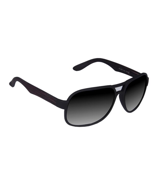 Fluxx Sophisticated Black Matte Frame Black Gradient Unisex Sunglasses ...