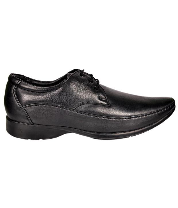 Skin Leathers Black Formal Shoes Price 