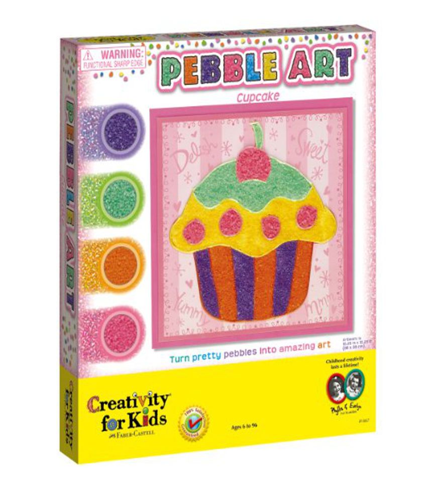 Cart 2 India Multicolour Pebble Art Cupcake Buy Cart 2 India Multicolour Pebble Art Cupcake at